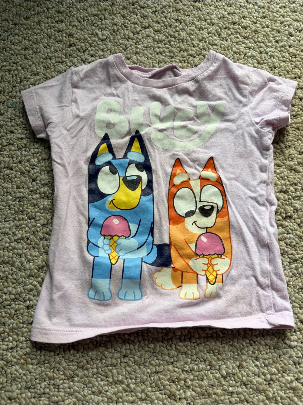 Girls' Light Pink Bluey & Friends Graphic Tee - Short Sleeve